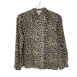 Dior Leopard Print Blouse